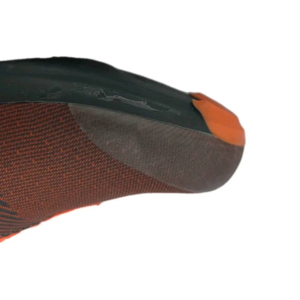Adidas The Road Cycling Shoes Orange Green Lace Up Men's Size‎ 7.5